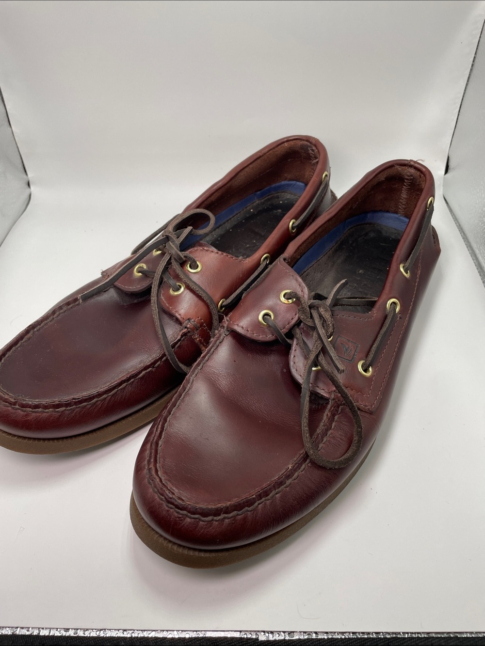 Sperry's - Docksiders Leather Boat Shoes Brown 11.5